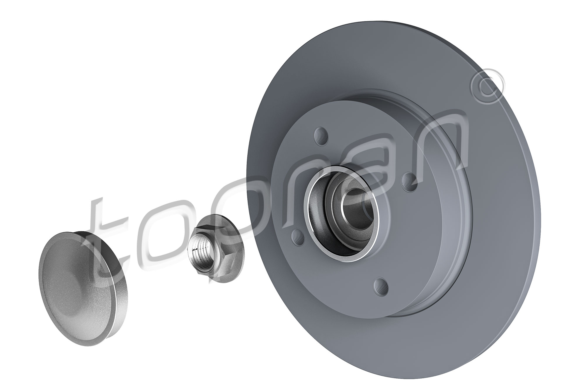 TOPRAN 722 485 COATED Bremsscheibe