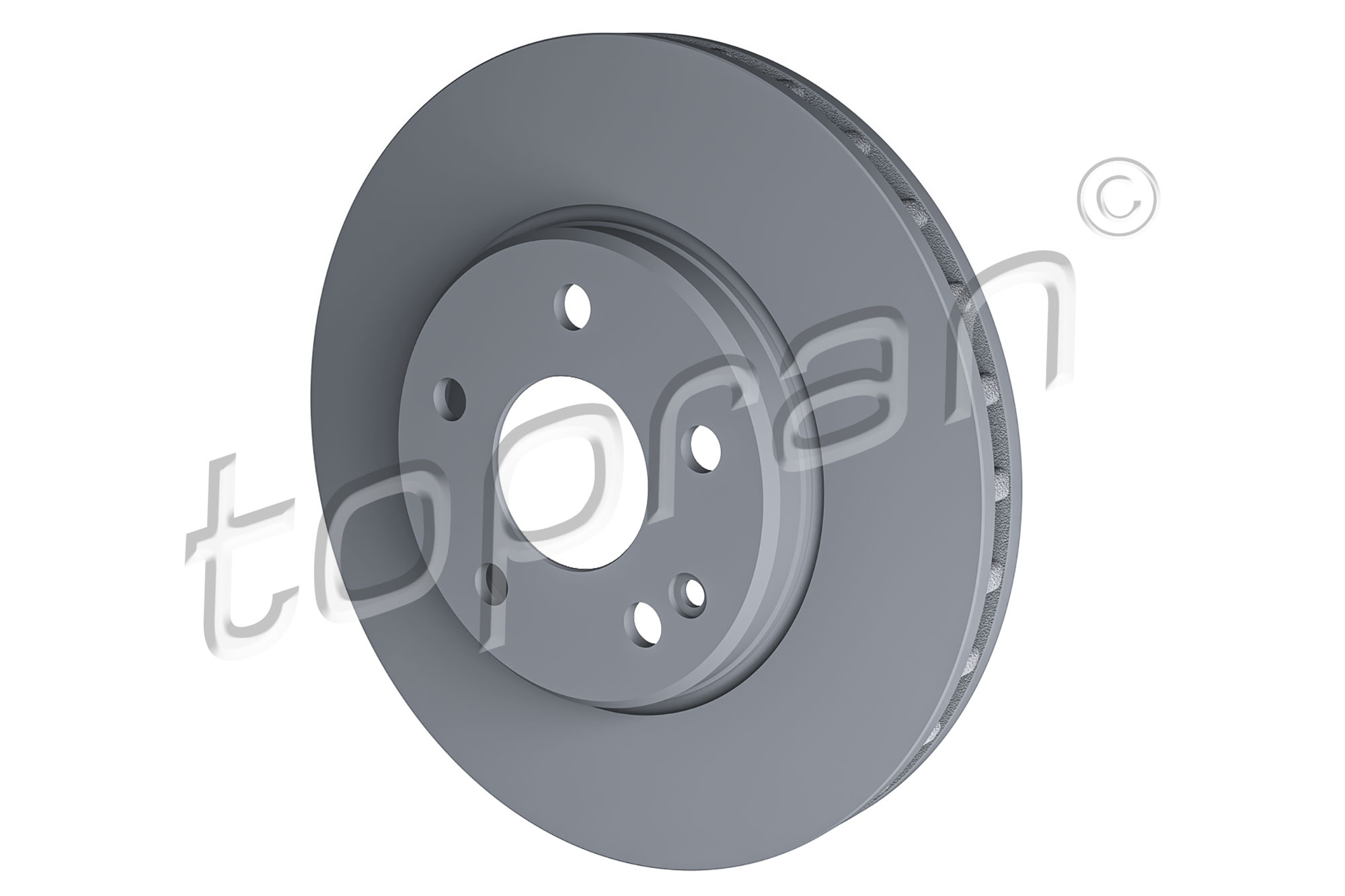 TOPRAN 401 384 COATED Bremsscheibe