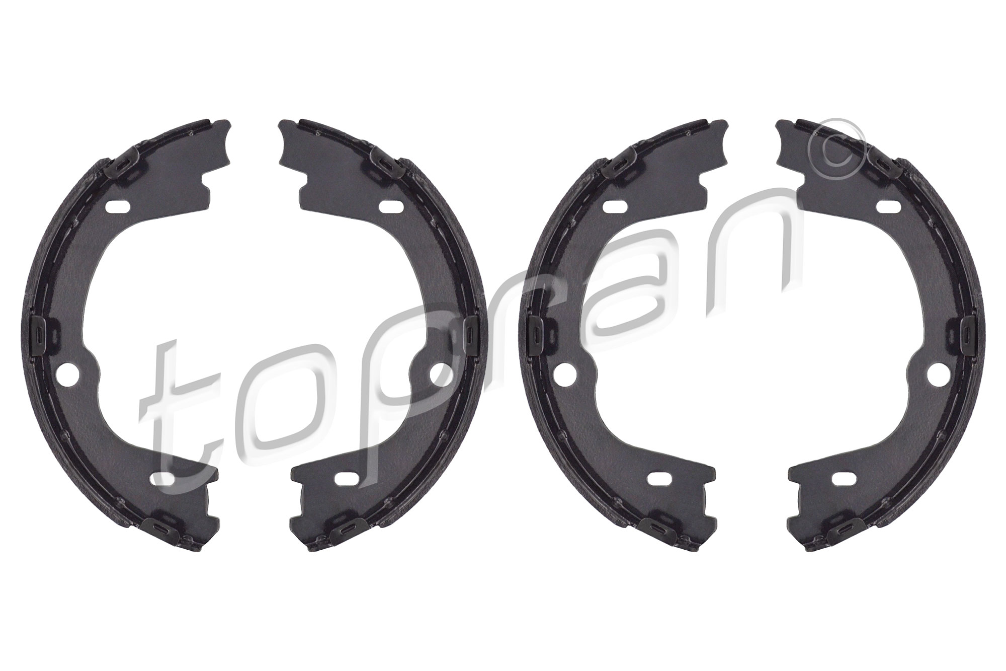 TOPRAN 821 142 Brake Shoe Set, parking brake