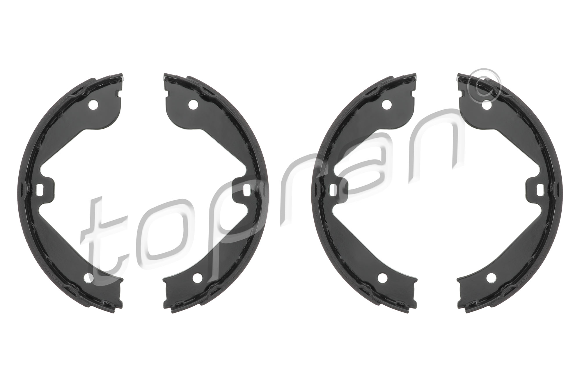 TOPRAN 401 837 Brake Shoe Set, parking brake