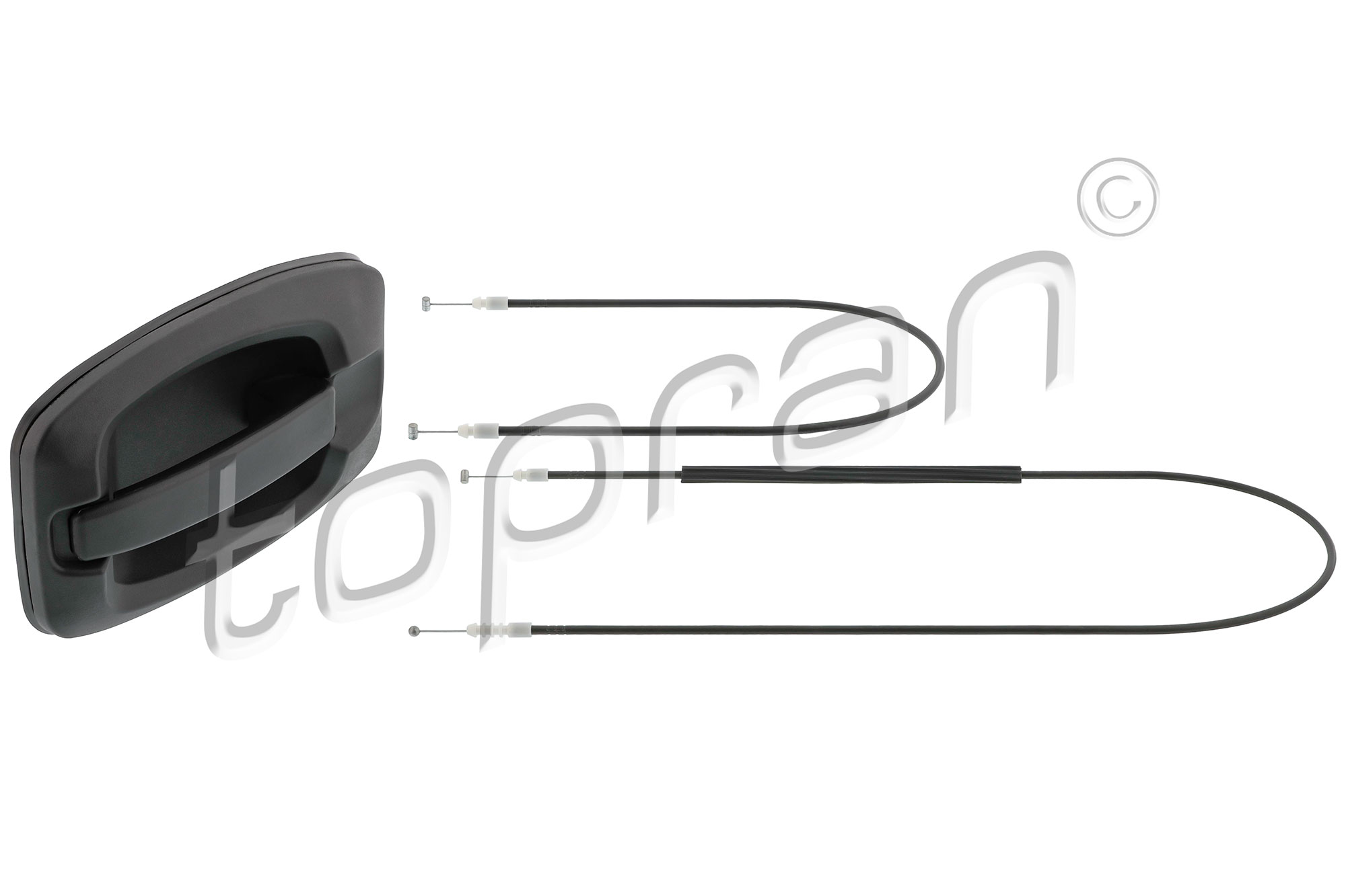 TOPRAN 724 165 Exterior Door Handle