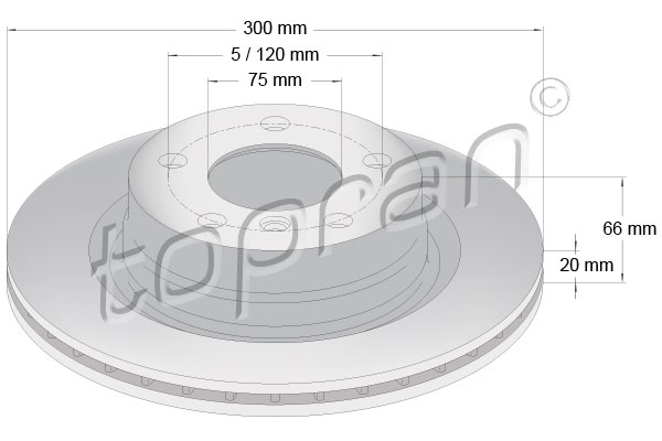 TOPRAN 501 902 Discofreno-Discofreno-Ricambi Euro