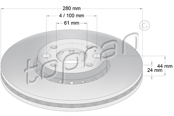 TOPRAN 701 101 Discofreno