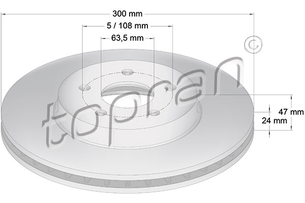 TOPRAN 301 956 Discofreno