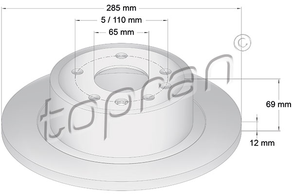 TOPRAN 200 949 Discofreno