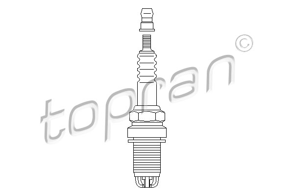 TOPRAN 107 127 Candela accensione-Candela accensione-Ricambi Euro