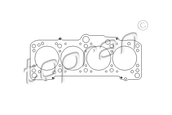 TOPRAN 100 953 Guarnizione, Testata