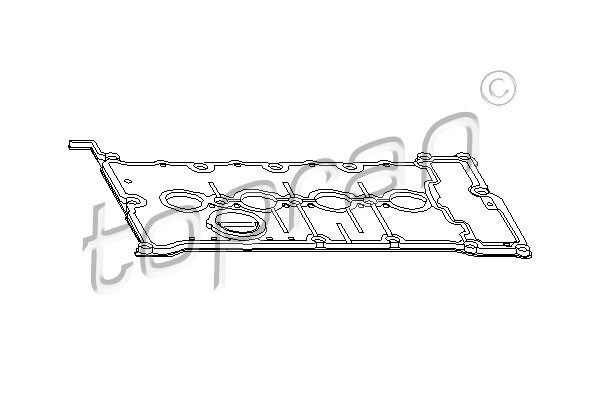 TOPRAN 111 153 Guarnizione, Copritestata-Guarnizione, Copritestata-Ricambi Euro