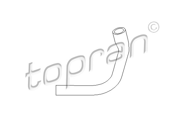 TOPRAN 107 394 Flessibile, Scarico aria copritestata