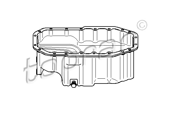 TOPRAN 112 359 Coppa olio