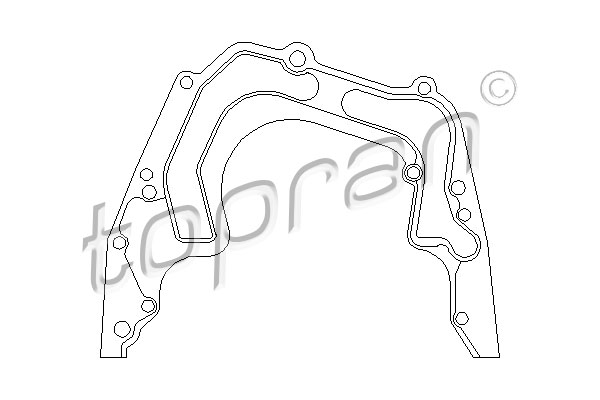 TOPRAN 111 953 Guarnizione, Coperchio carter (Monoblocco)-Guarnizione, Coperchio carter (Monoblocco)-Ricambi Euro