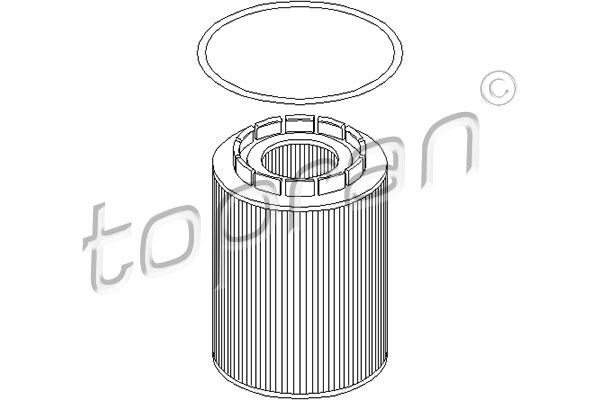 TOPRAN 107 757 Filtro olio-Filtro olio-Ricambi Euro