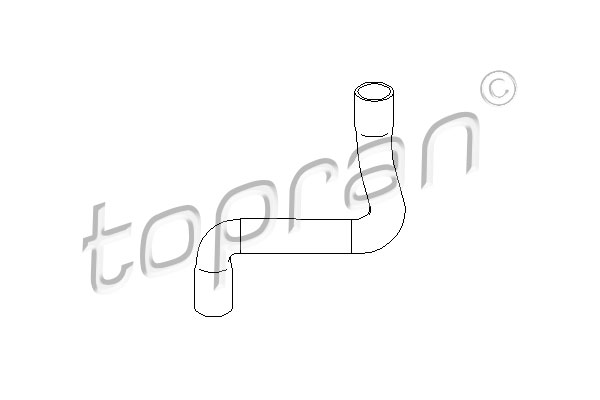 TOPRAN 110 492 Flessibile radiatore-Flessibile radiatore-Ricambi Euro