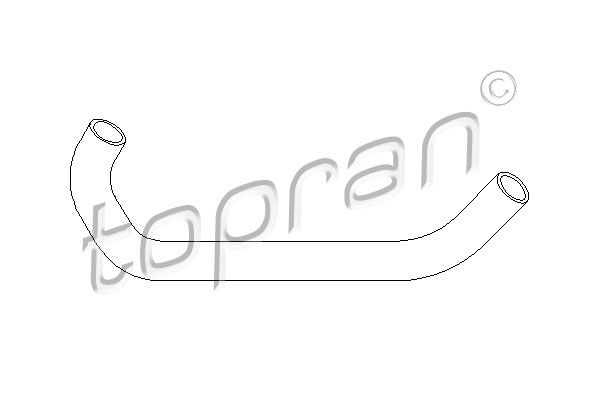 TOPRAN 103 381 Flessibile radiatore-Flessibile radiatore-Ricambi Euro