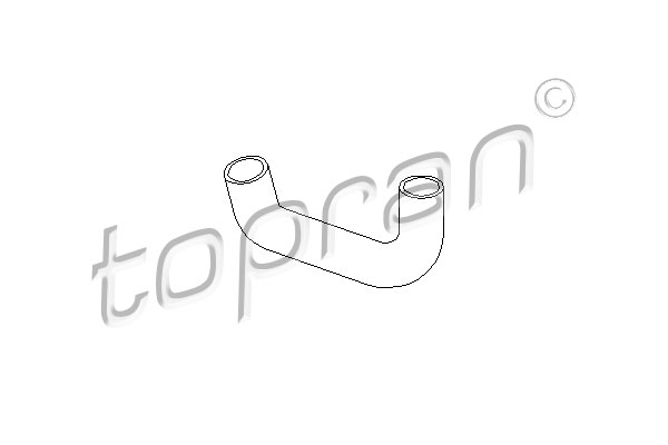 TOPRAN 109 014 Flessibile radiatore-Flessibile radiatore-Ricambi Euro