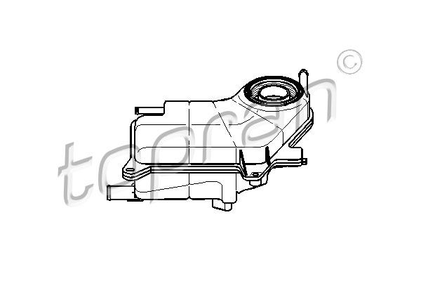 TOPRAN 109 851 Serbatoio compensazione, Refrigerante-Serbatoio compensazione, Refrigerante-Ricambi Euro