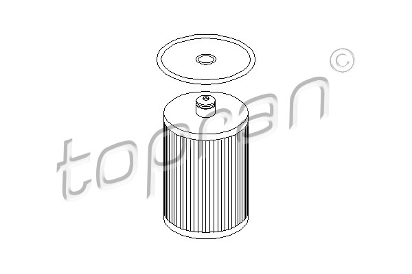 TOPRAN 111 167 Filtro carburante