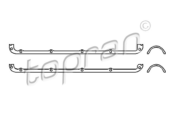 TOPRAN 101 526 Kit guarnizioni, Copritestata