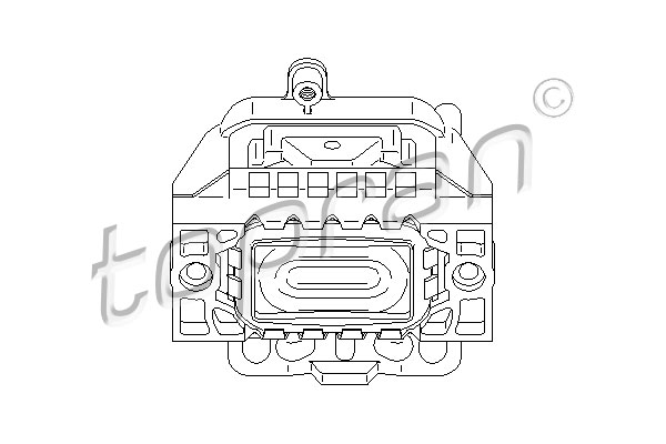 TOPRAN 111 896 Sospensione, Motore