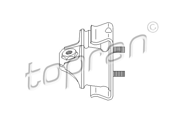 TOPRAN 110 983 Sospensione, Motore