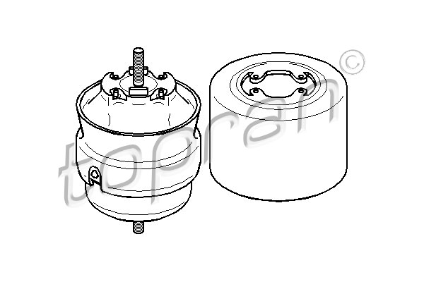 TOPRAN 110 386 Sospensione, Motore
