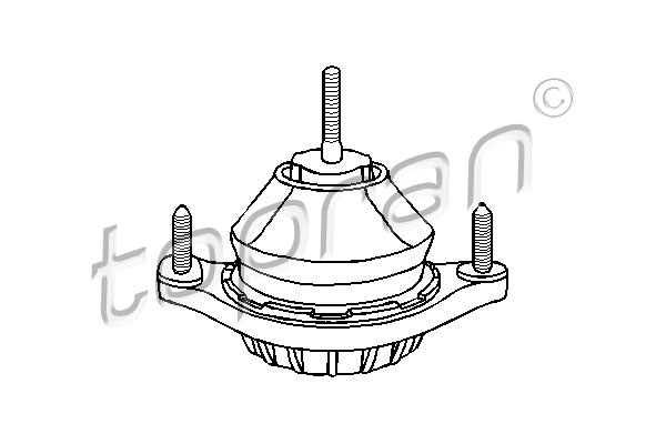 TOPRAN 104 397 Sospensione, Motore