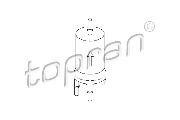 TOPRAN 110 898 Filtro carburante