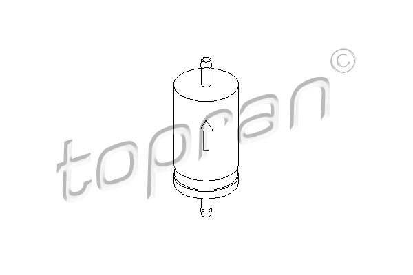 TOPRAN 103 993 Filtro carburante