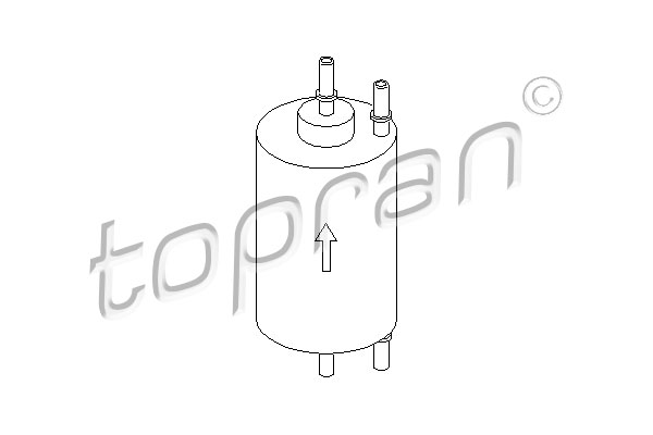 TOPRAN 109 657 Filtro carburante