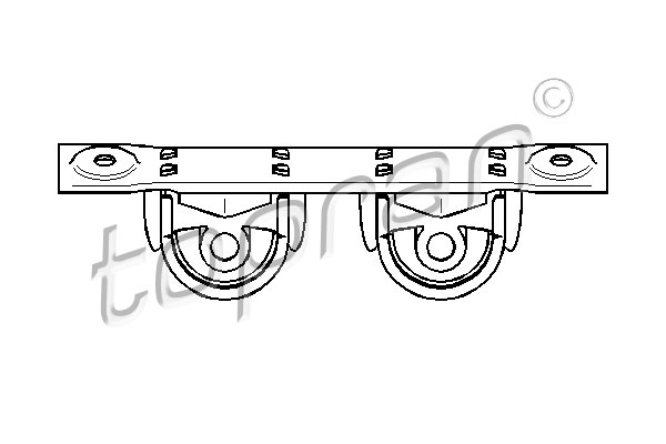TOPRAN 110 911 Supporto, Silenziatore