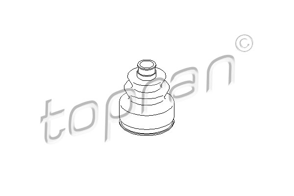 TOPRAN 111 784 Cuffia, Semiasse-Cuffia, Semiasse-Ricambi Euro