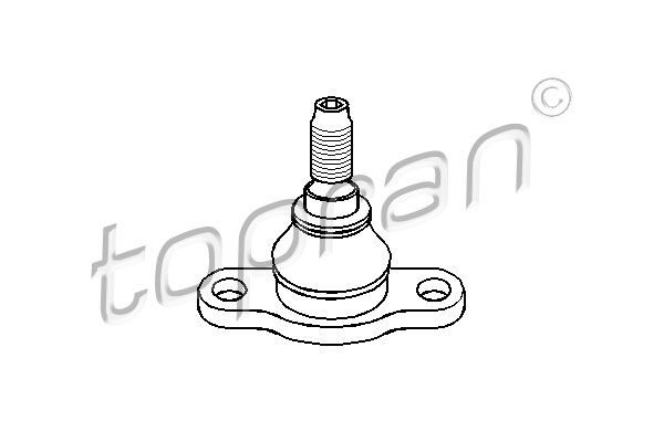 TOPRAN 112 003 Giunto di supporto / guida