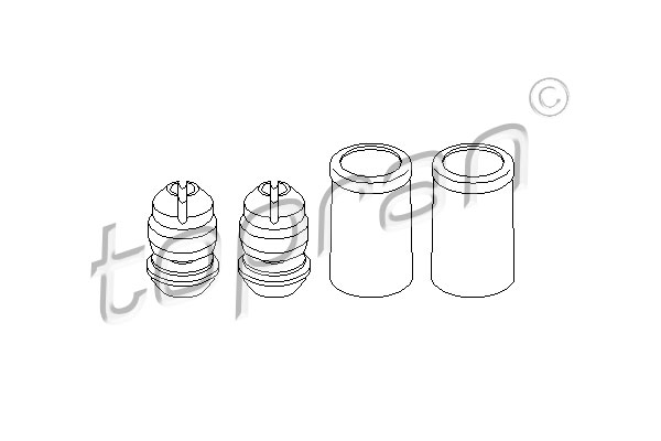 TOPRAN 914 052 Kit parapolvere, Ammortizzatore