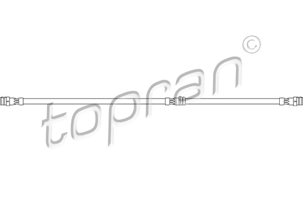 TOPRAN 110 395 Flessibile del freno-Flessibile del freno-Ricambi Euro