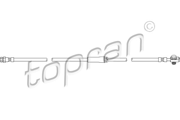TOPRAN 111 056 Flessibile del freno-Flessibile del freno-Ricambi Euro