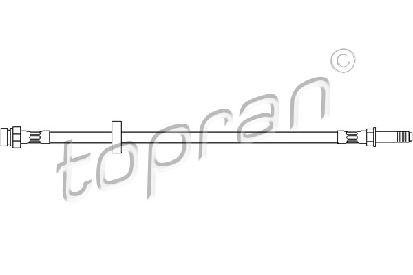 TOPRAN 110 402 Flessibile del freno-Flessibile del freno-Ricambi Euro