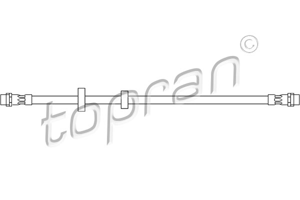 TOPRAN 110 404 Flessibile del freno-Flessibile del freno-Ricambi Euro