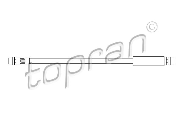 TOPRAN 108 657 Flessibile del freno-Flessibile del freno-Ricambi Euro