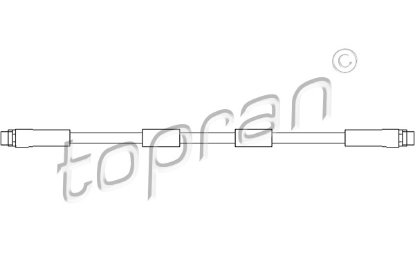 TOPRAN 111 061 Flessibile del freno