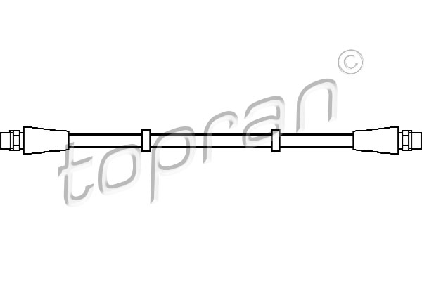 TOPRAN 110 399 Flessibile del freno-Flessibile del freno-Ricambi Euro