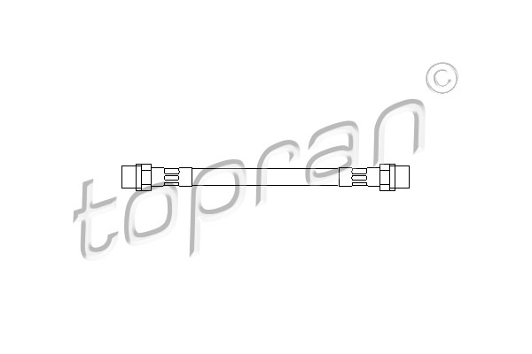 TOPRAN 104 163 Flessibile del freno-Flessibile del freno-Ricambi Euro