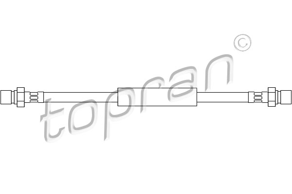 TOPRAN 103 358 Flessibile del freno-Flessibile del freno-Ricambi Euro