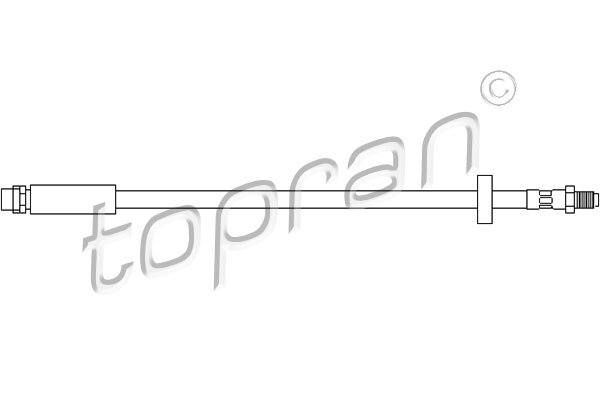 TOPRAN 110 400 Flessibile del freno-Flessibile del freno-Ricambi Euro