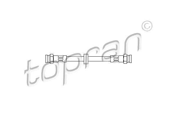 TOPRAN 104 026 Flessibile del freno-Flessibile del freno-Ricambi Euro