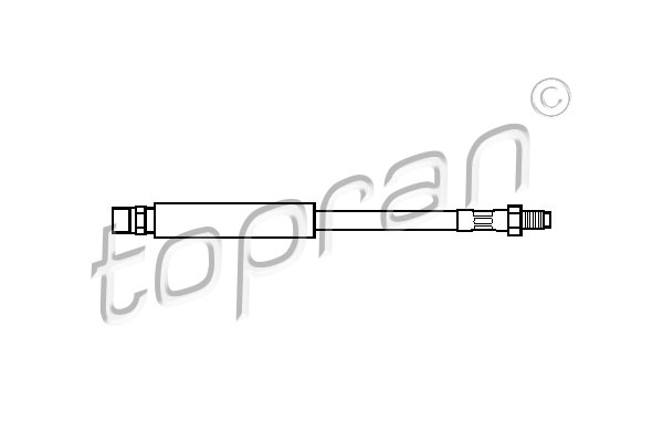 TOPRAN 110 410 Flessibile del freno-Flessibile del freno-Ricambi Euro