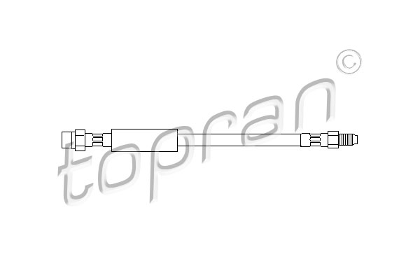 TOPRAN 104 433 Flessibile del freno