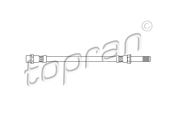 TOPRAN 110 408 Flessibile del freno-Flessibile del freno-Ricambi Euro