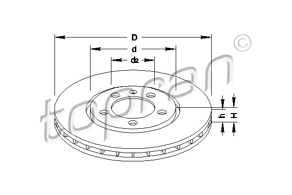 TOPRAN 103 071 Discofreno