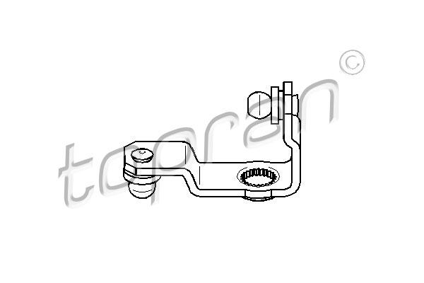 TOPRAN 111 317 Kit riparazione, Leva cambio