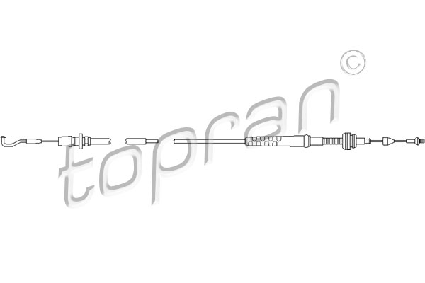 TOPRAN 109 858 Cavo acceleratore-Cavo acceleratore-Ricambi Euro